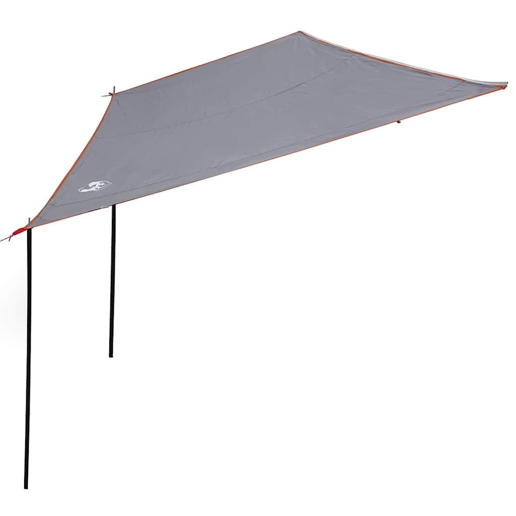Caravanluifel -persoons 240 x 350 cm Grijs en Oranje taft