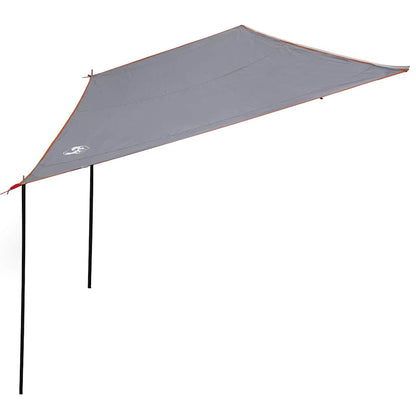 Caravanluifel -persoons 240 x 350 cm Grijs en Oranje taft