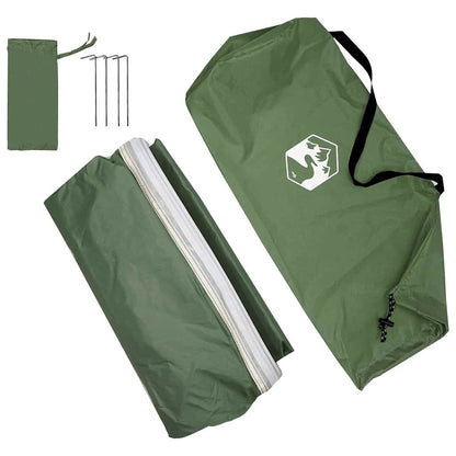 Tent met dak Anders met luchtopening Groen en Zwart 190 x 150 x 185 cm