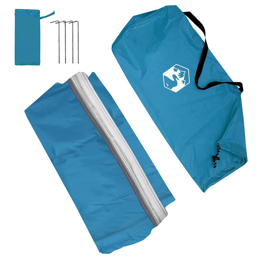 Tent met dak Anders met luchtopening Blauw en Zwart 190 x 150 x 185 cm