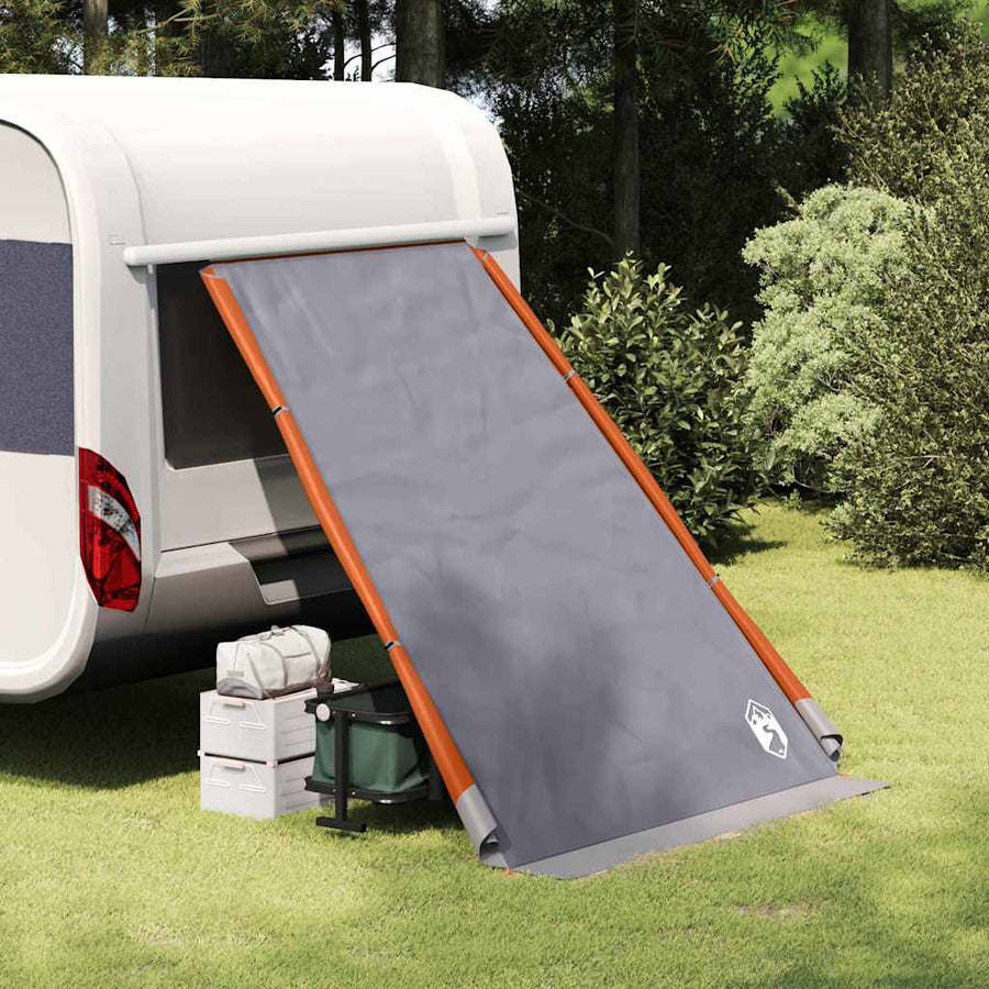 Tent met dak Anders Grijs en Oranje en Zwart 190 x 150 x 185 cm
