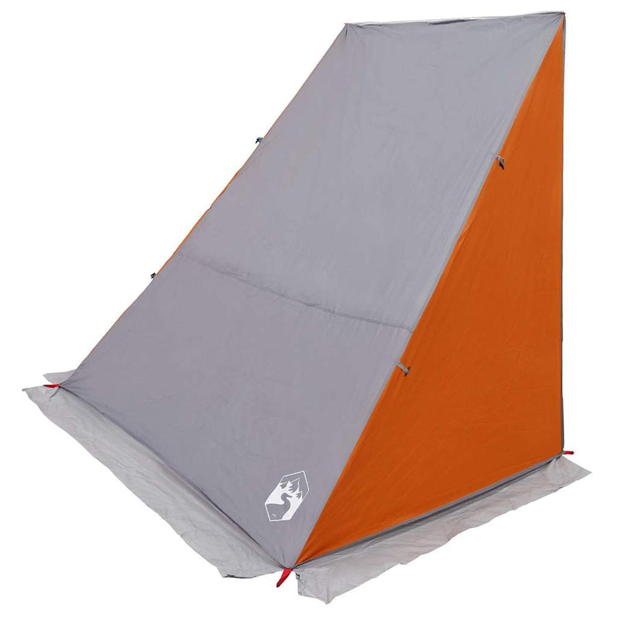 Tent met dak Anders Grijs en Oranje en Zwart 190 x 150 x 185 cm