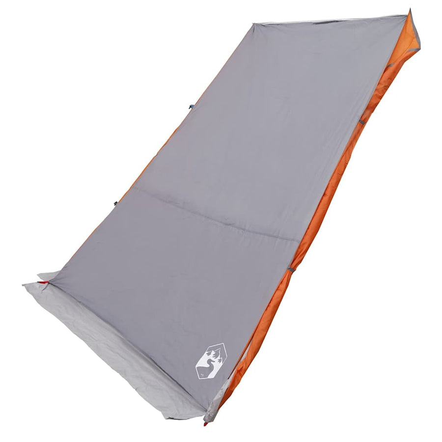 Tent met dak Anders Grijs en Oranje en Zwart 190 x 150 x 185 cm