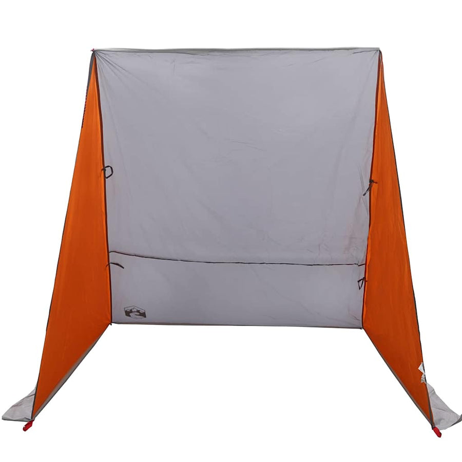 Tent met dak Anders Grijs en Oranje en Zwart 190 x 150 x 185 cm