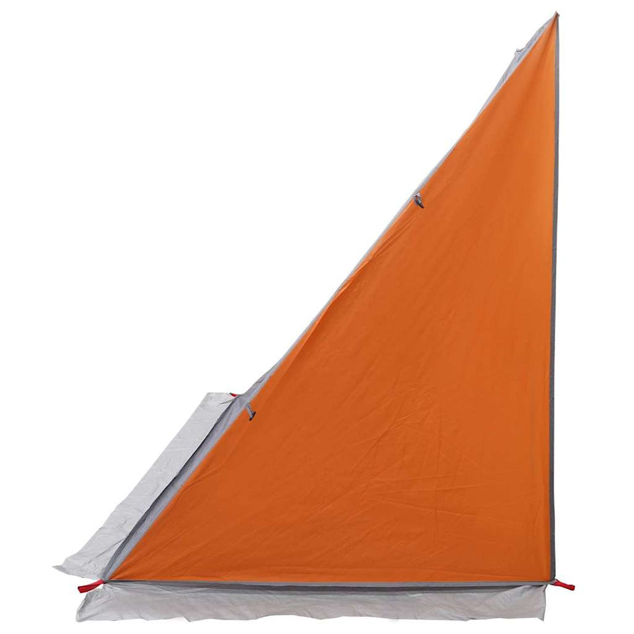Tent met dak Anders Grijs en Oranje en Zwart 190 x 150 x 185 cm