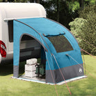 Achterkleptent 194x180x210 cm blauw taft