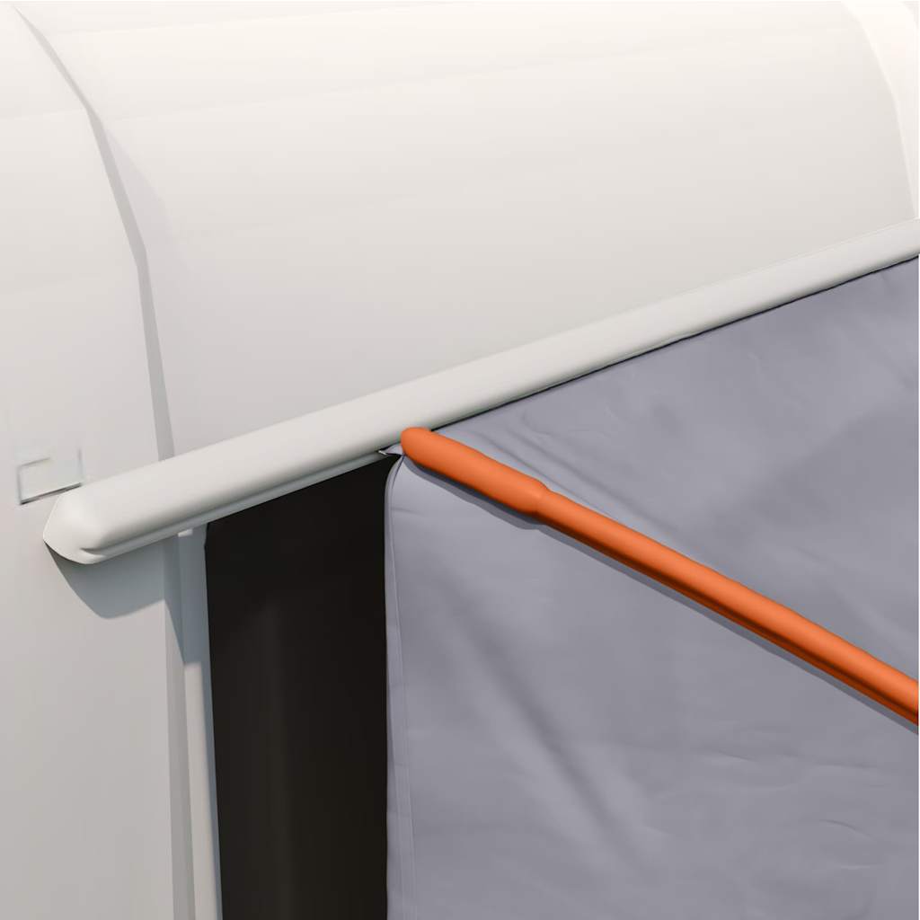 Tent En Zwart 194 X 180 X 210 Cm Polyester Grijs en oranje