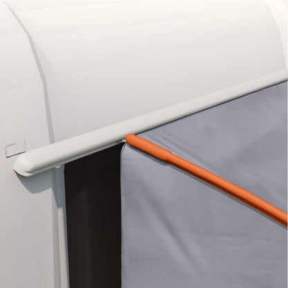 Tent En Zwart 194 X 180 X 210 Cm Polyester Grijs en oranje