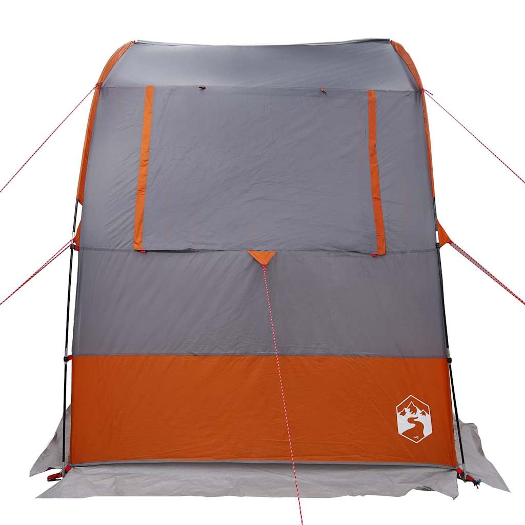 Tent En Zwart 194 X 180 X 210 Cm Polyester Grijs en oranje