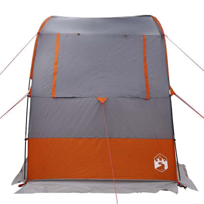 Tent En Zwart 194 X 180 X 210 Cm Polyester Grijs en oranje
