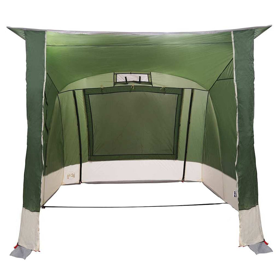 Achterkleptent Met Dak Groen 285 X 255 X 245 Cm Taft