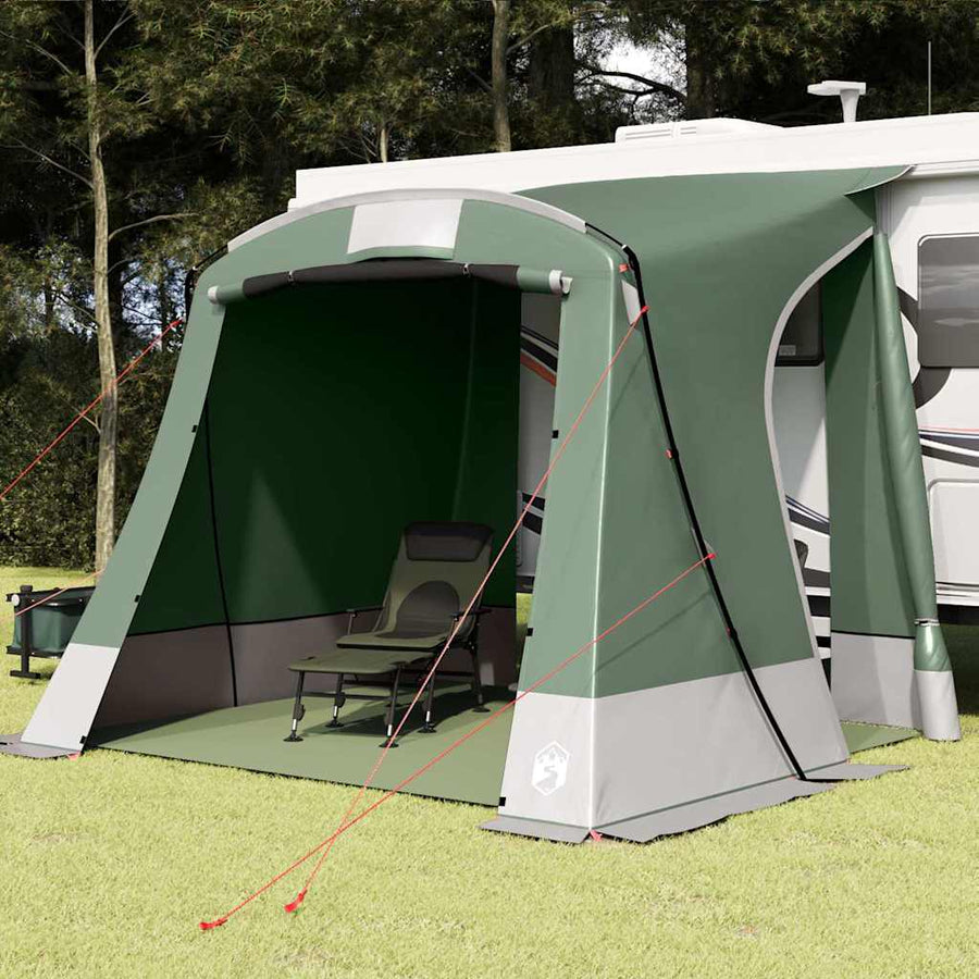 Achterkleptent Met Dak Groen 285 X 255 X 245 Cm Taft