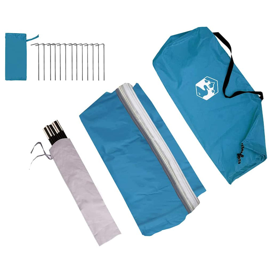 Tent met dak Anders Blauw en Zwart 285 x 255 x 245 cm Polyester