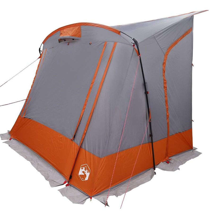 Achterkleptent Met Dak 285 X 255 X 245 Cm Taft Grijs en oranje