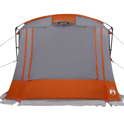 Achterkleptent Met Dak 285 X 255 X 245 Cm Taft Grijs en oranje