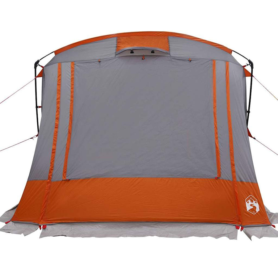 Achterkleptent Met Dak 285 X 255 X 245 Cm Taft Grijs en oranje