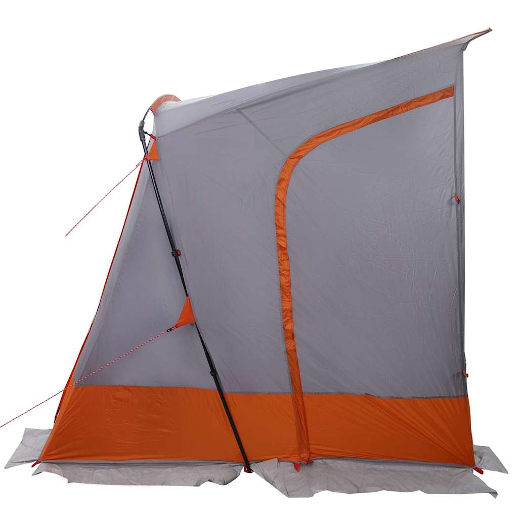Achterkleptent Met Dak 285 X 255 X 245 Cm Taft Grijs en oranje