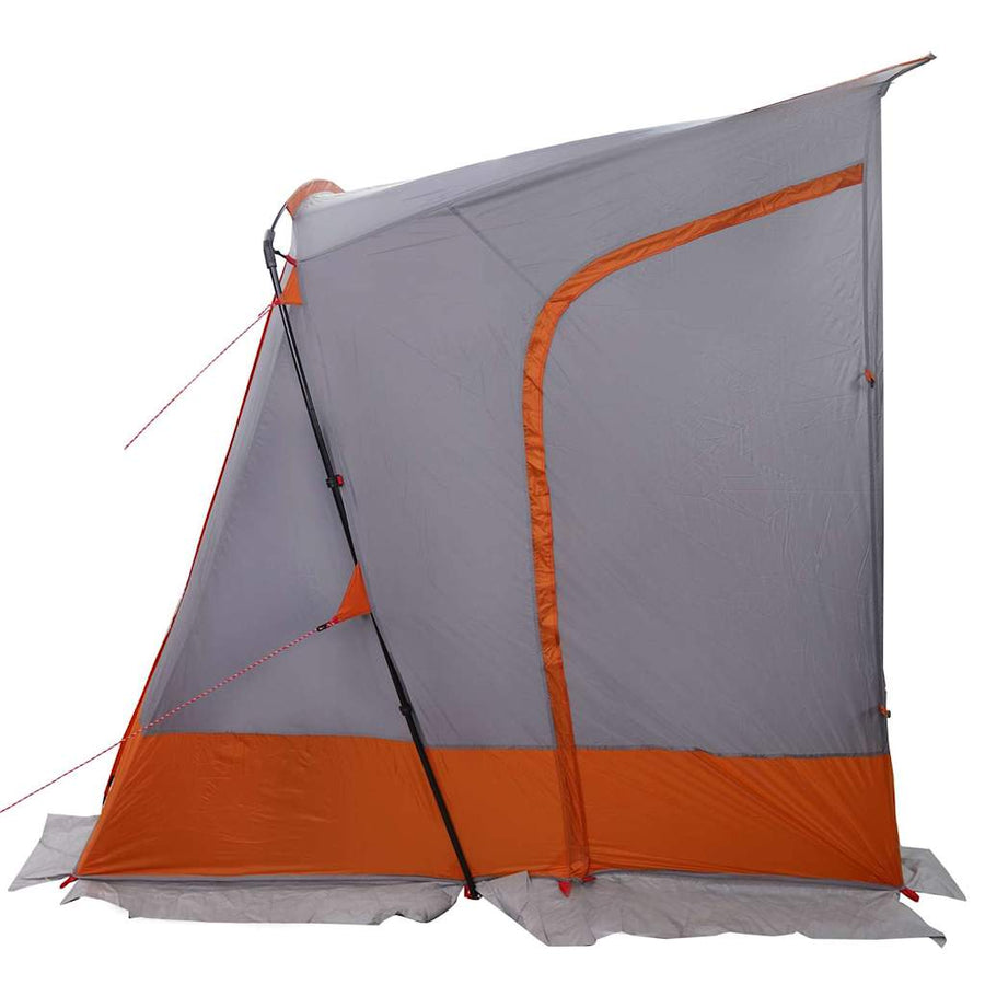 Achterkleptent Met Dak 285 X 255 X 245 Cm Taft Grijs en oranje