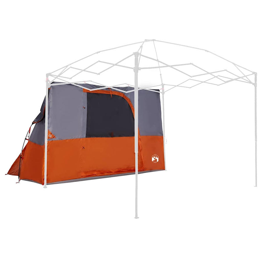 Tent met dak Anders Grijs en Oranje en Zwart