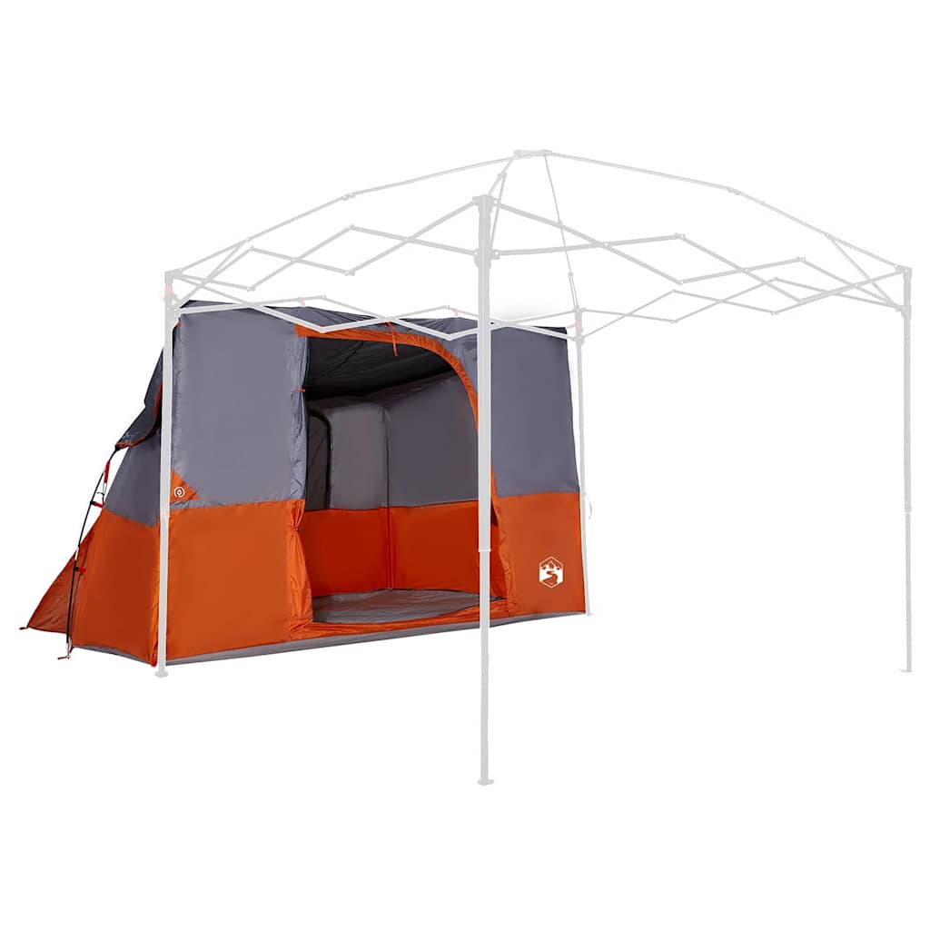 Tent met dak Anders Grijs en Oranje en Zwart
