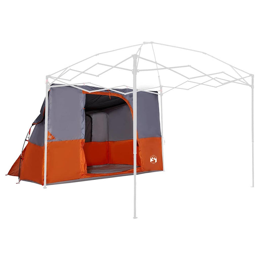 Tent met dak Anders Grijs en Oranje en Zwart