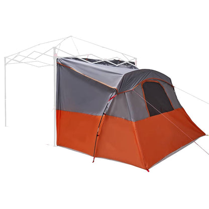 Tent met dak Anders Grijs en Oranje en Zwart