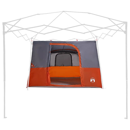 Tent met dak Anders Grijs en Oranje en Zwart