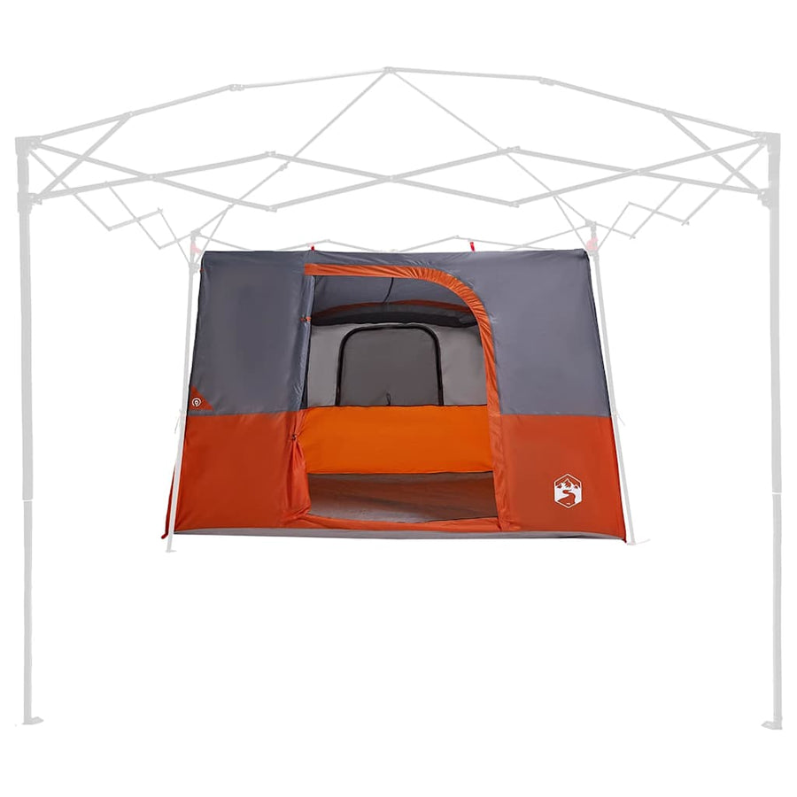 Tent met dak Anders Grijs en Oranje en Zwart