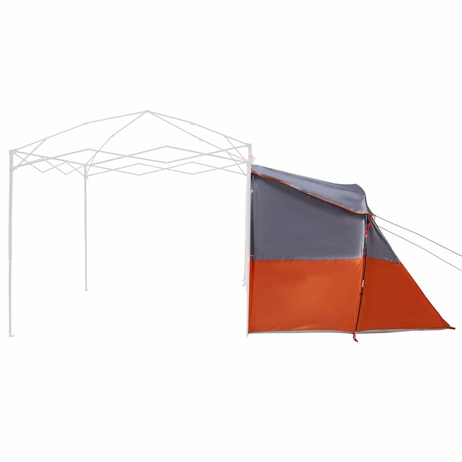 Tent met dak Anders Grijs en Oranje en Zwart