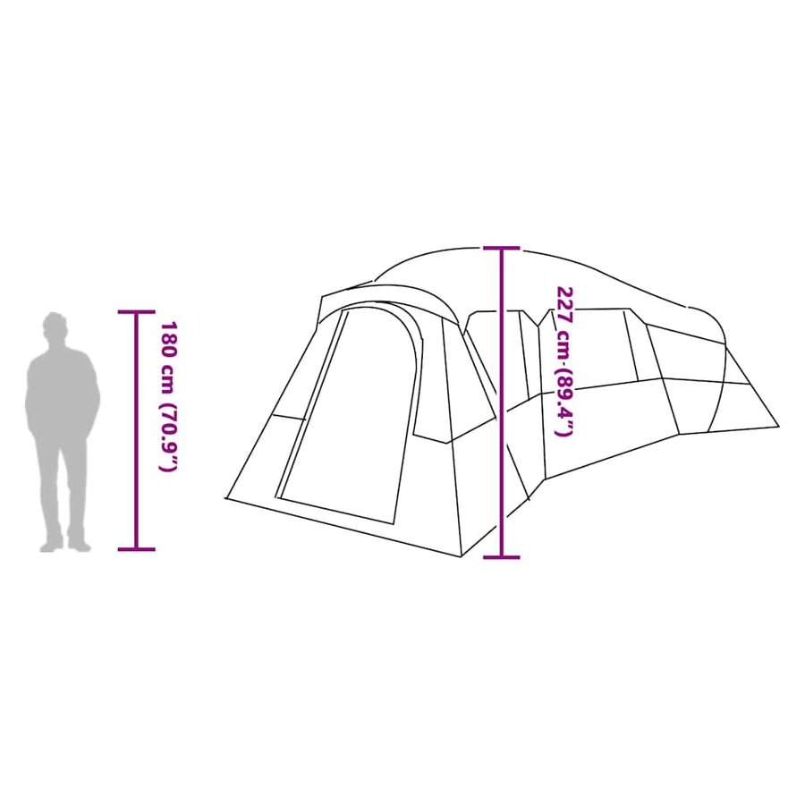 Tent Blauw Large Polyester