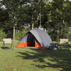 Tent 320x275x190 cm grijs oranje