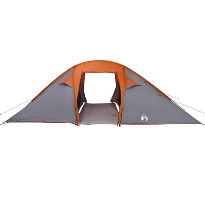 Tent met dak Anders Grijs en Oranje en Zwart 510 x 240 x 156 cm