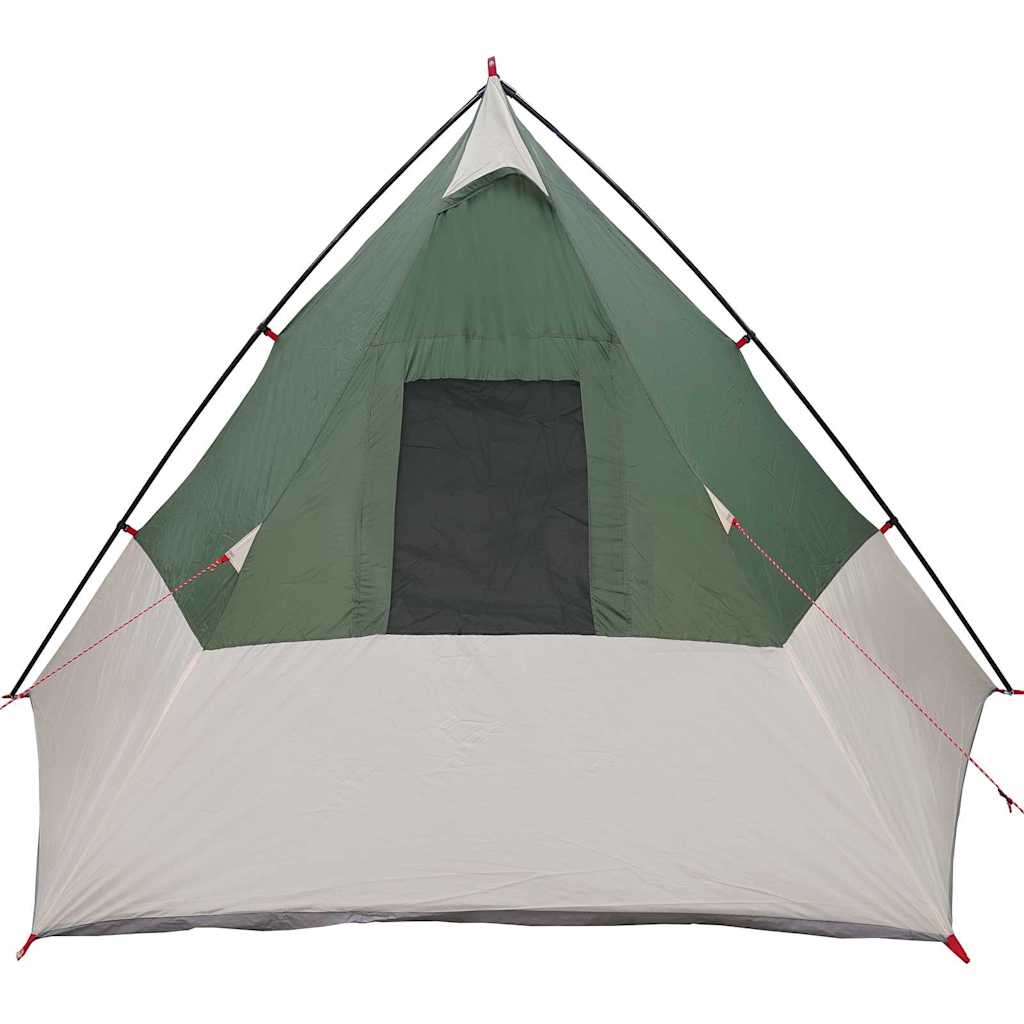 Tent met dak Anders Groen en Zwart 383 x 338 x 217 cm Polyester
