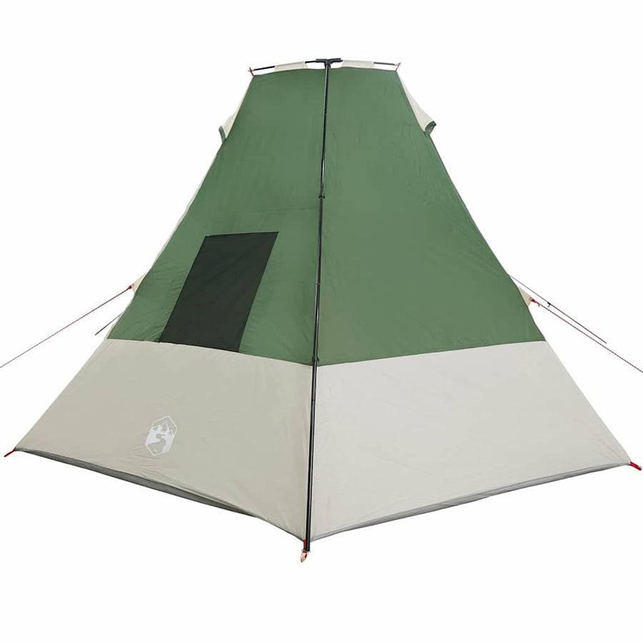 Tent met dak Anders Groen en Zwart 383 x 338 x 217 cm Polyester