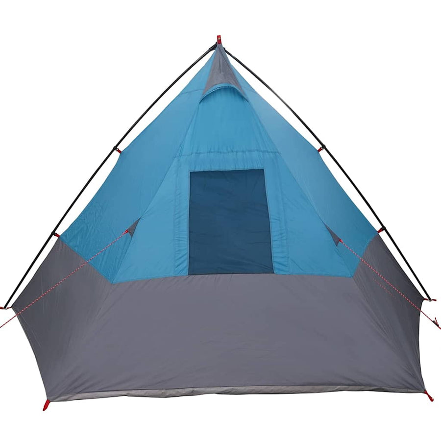 Tent met dak Anders Blauw en Zwart 383 x 338 x 217 cm Polyester
