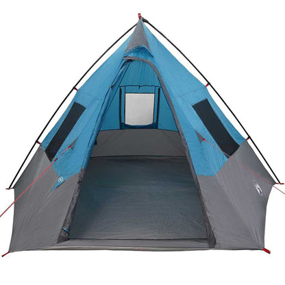 Tent met dak Anders Blauw en Zwart 383 x 338 x 217 cm Polyester