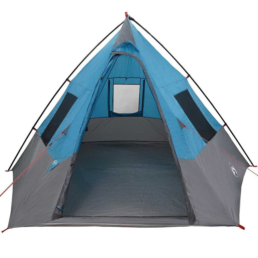 Tent met dak Anders Blauw en Zwart 383 x 338 x 217 cm Polyester