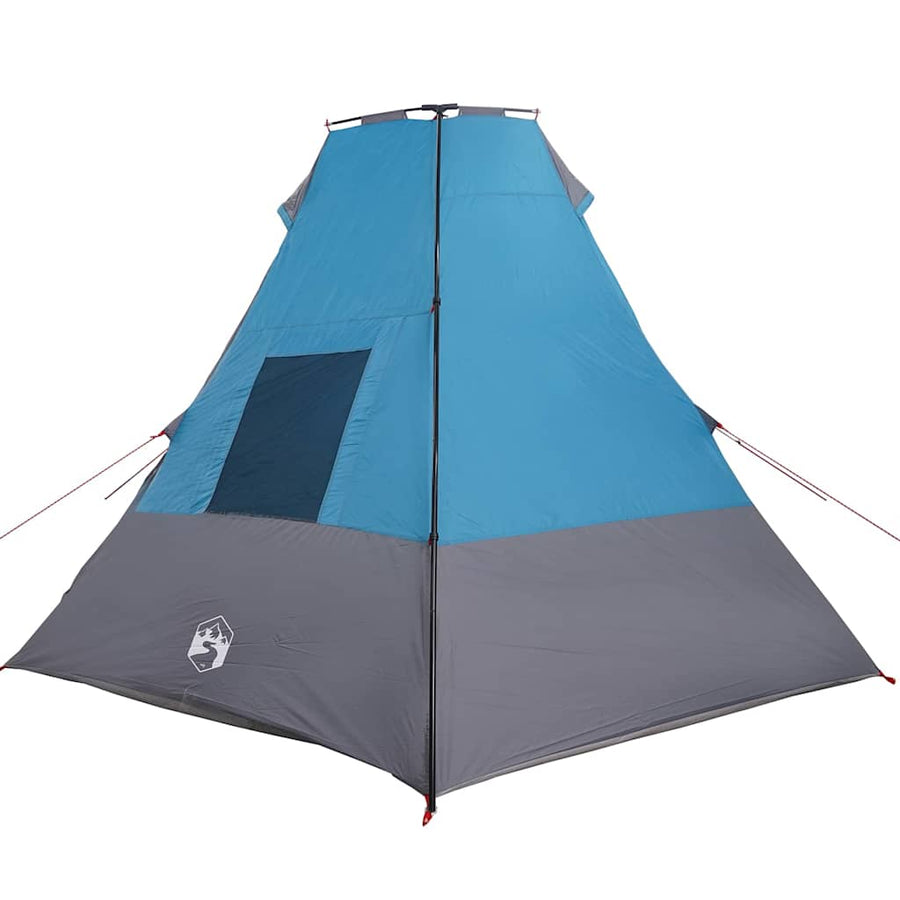 Tent met dak Anders Blauw en Zwart 383 x 338 x 217 cm Polyester