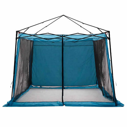 Tent met dak Anders met luchtopening Verstelbaar Blauw en Zwart 303 x 303 cm