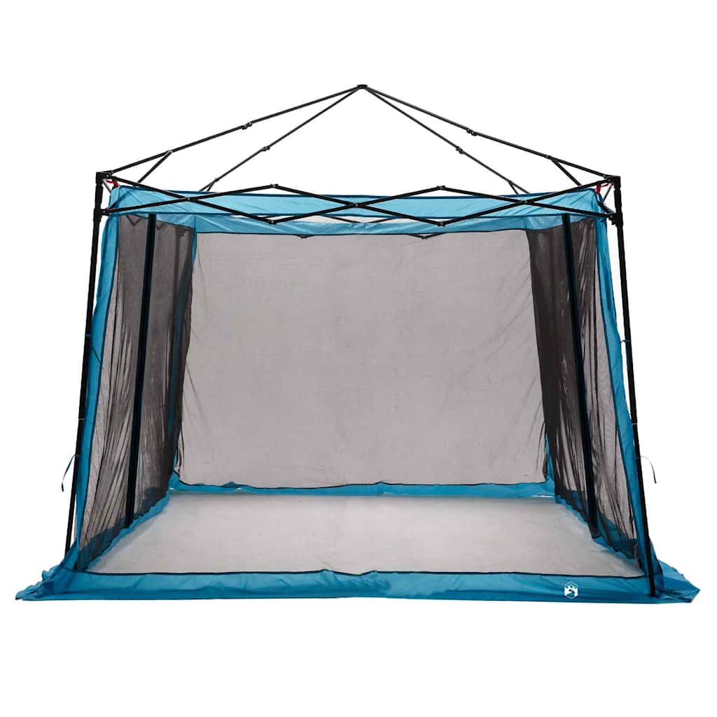Tent met dak Anders met luchtopening Verstelbaar Blauw en Zwart 303 x 303 cm