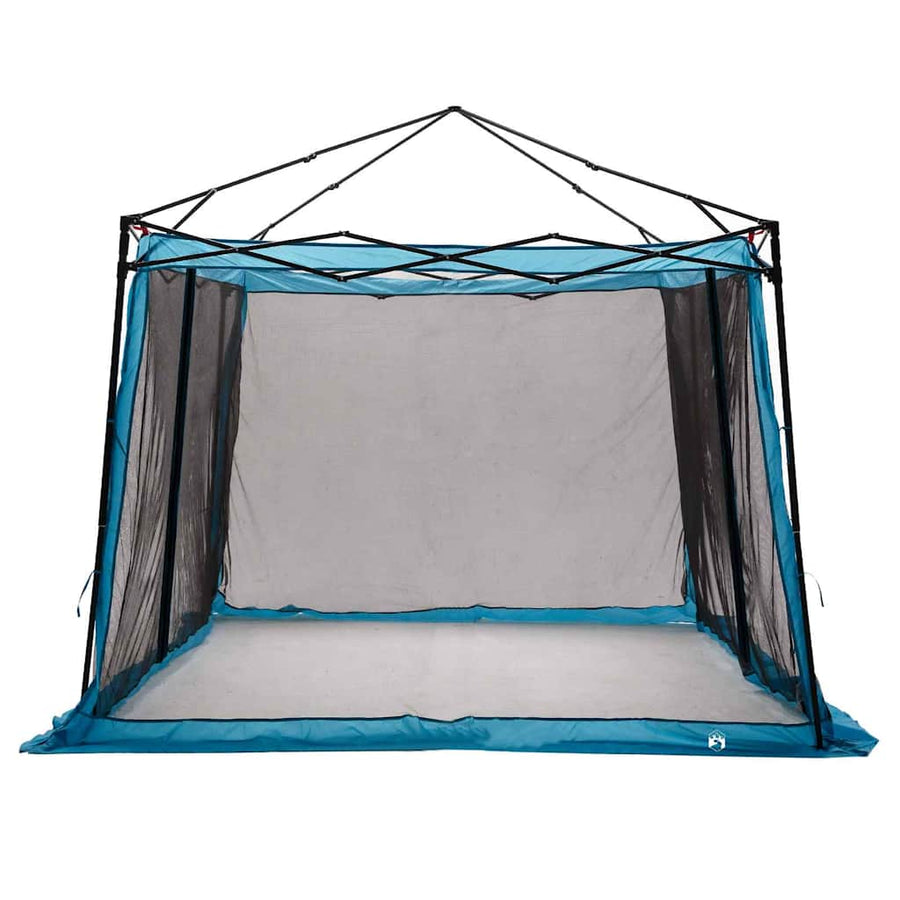 Tent met dak Anders met luchtopening Verstelbaar Blauw en Zwart 303 x 303 cm