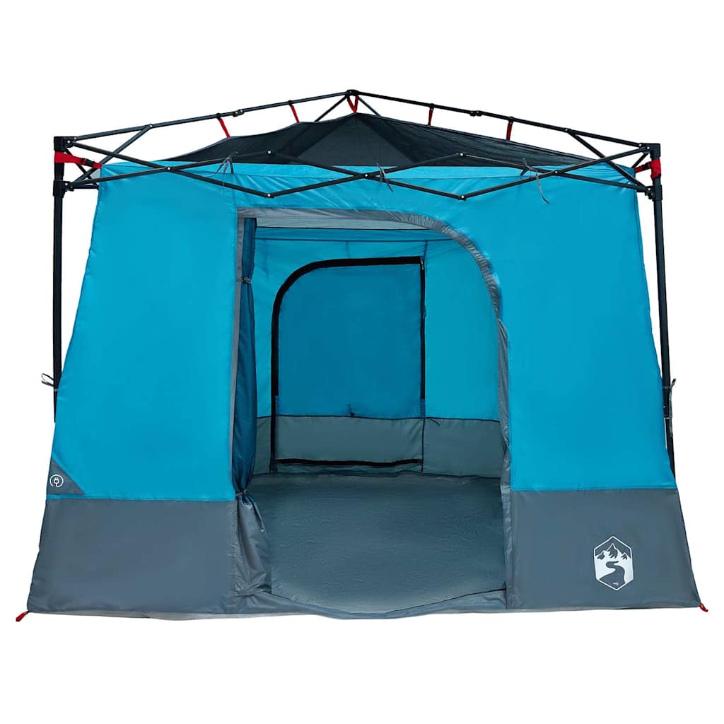 Tent met dak Anders met luchtopening Blauw en Zwart 290 x 288 cm