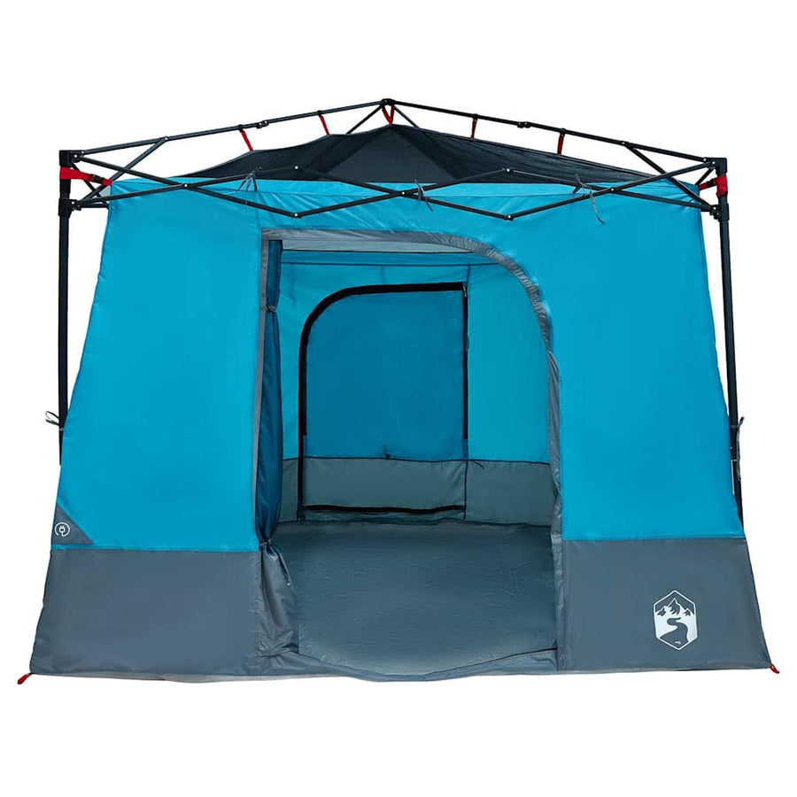Tent met dak Anders met luchtopening Blauw en Zwart 290 x 288 cm