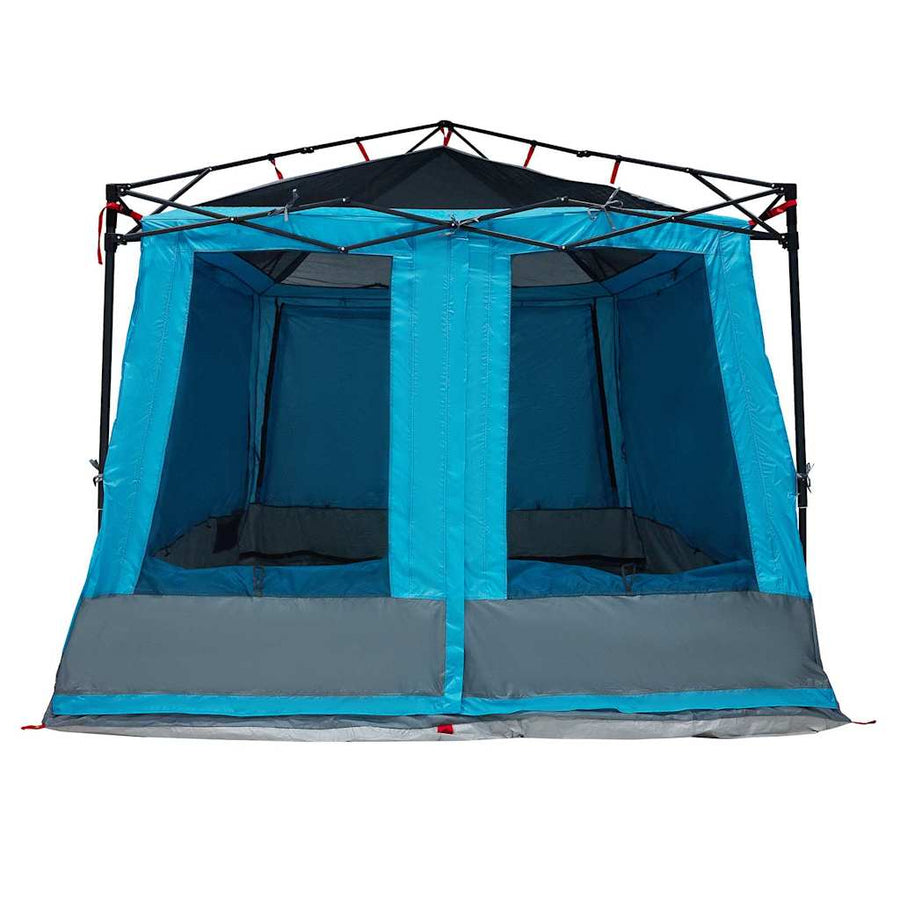 Tent met dak Anders met luchtopening Blauw en Zwart 291 x 291 cm