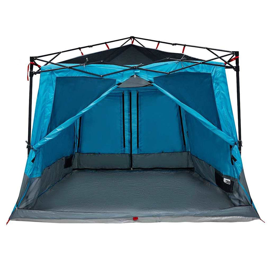 Tent met dak Anders met luchtopening Blauw en Zwart 291 x 291 cm