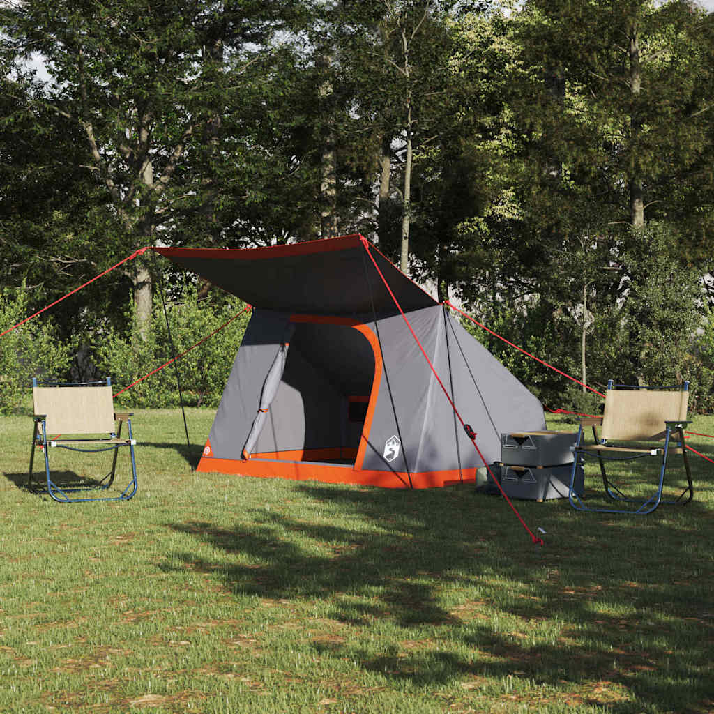 Tent Grijs en oranje 223 x 163 x 130 cm