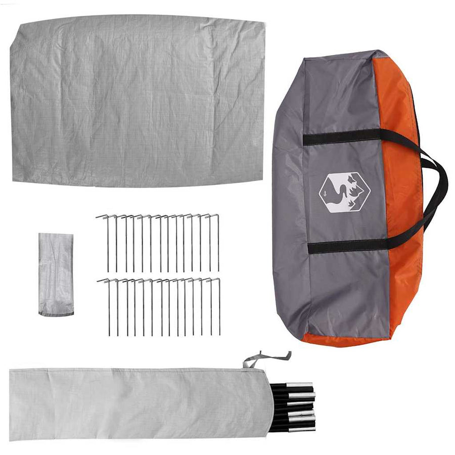 Tent Grijs en oranje 275 x 230 x 140 cm