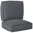 Pallet Kussen Set 2 pcs Antraciet Oxford Stof