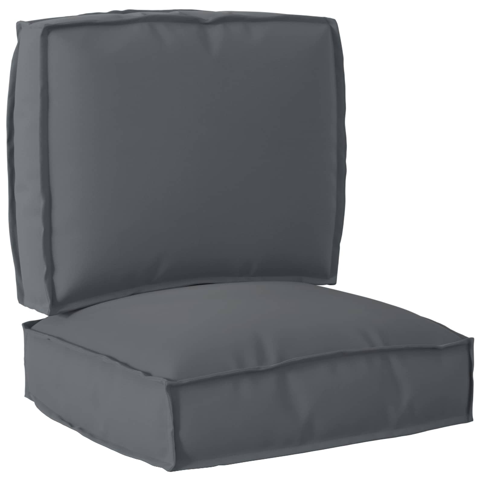 Pallet Kussen Set 2 pcs Antraciet Oxford Stof