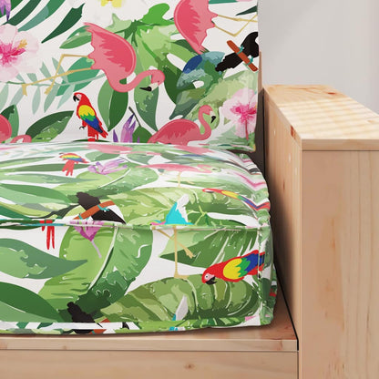 Pallet Kussen Set Bloemen 2 pcs Tropische Jungle Oxford Stof